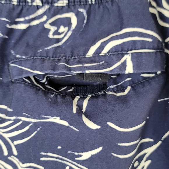 Nautica Vintage Swordfish Print Board Shorts Summer Swim Trunks Men's Size M - Picture 8 of 16